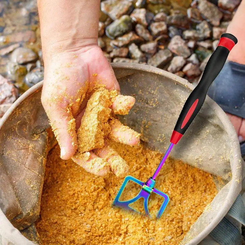 T Shape Shrimp Bait Shovel Anti Slip Stainless Steel Shrimp Spatula T Shape Shrimp Bait Shovel Fishing Tool Outdoor Fishing