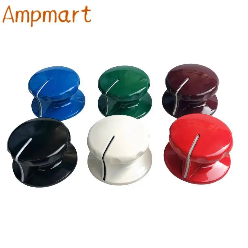 K-2195 Guitar Amplifier Volume Adjustment Knob HIFI CD Player Bakelite Knob 32.5X20MM  Inner Hole 6.4MM