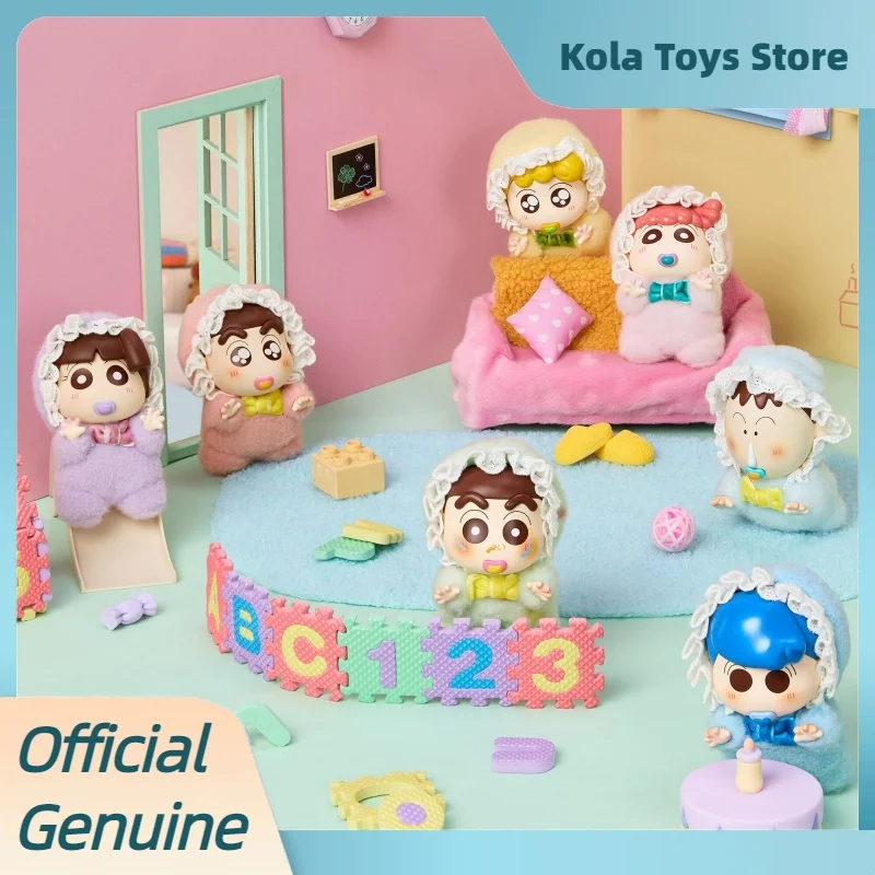 

Натуральный карандаш Shin-Chan Baby Series, виниловая плюшевая слепая коробка, милый кулон, куклы, загадочная коробка, брелок, фигурка, игрушки, подарок на день рождения