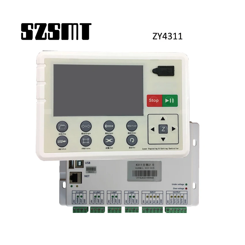 

CO2 Laser Controller Card ZY4311 Control System For CO2 Laser Engraving Cutting Machine