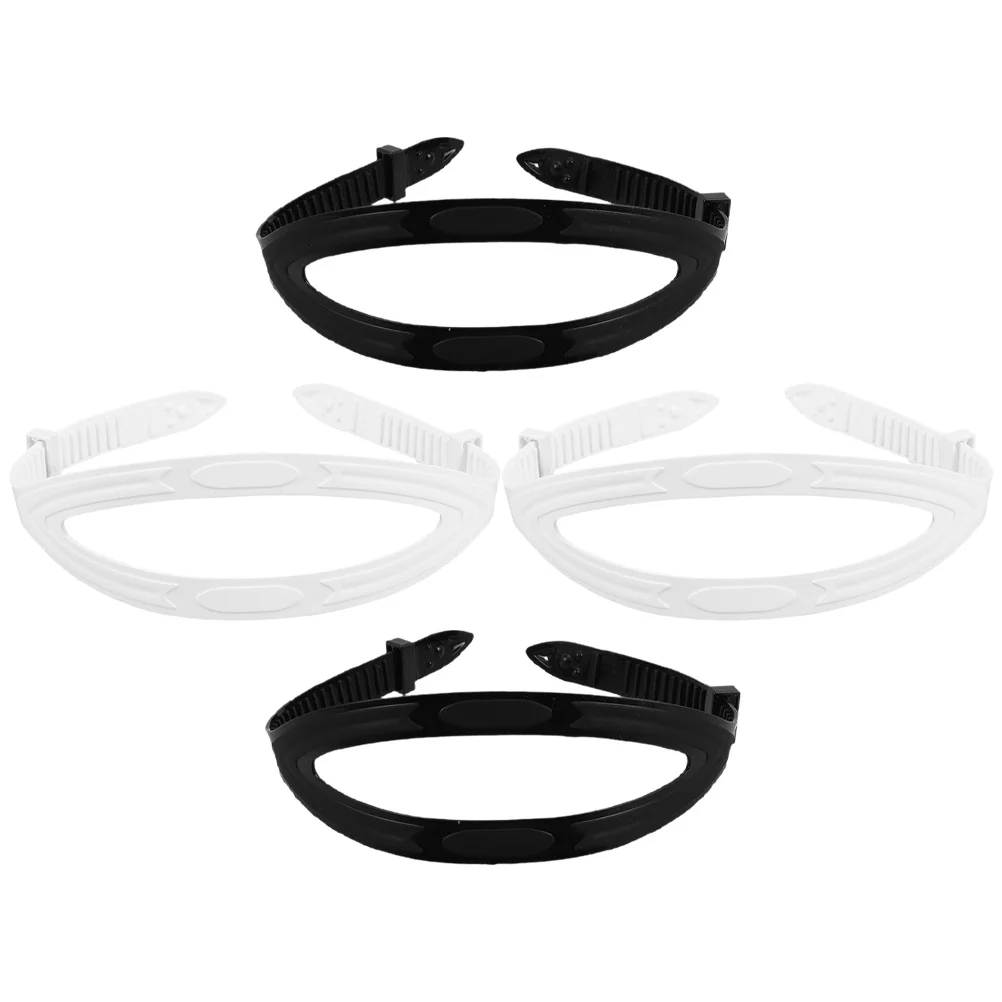 

4Pcs Silicone Diving Mask Strap Replacement Swim Goggles Head Band Adjustable for Snorkeling Diving Lens Strap