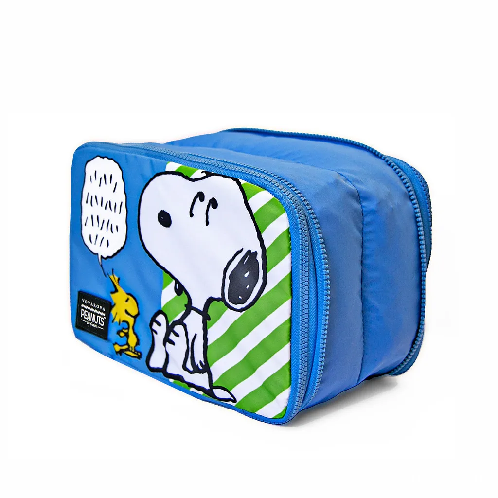 Spot Japanese-Style Snoopy Cartoon Travel Storage Bag Suitcase Clothes Washing Bag Retractable Large Capacity