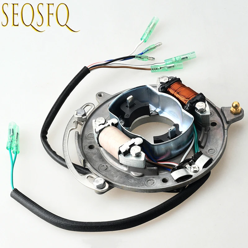 

69P-85560-00 Катушка статора генератора Comp для подвесного двигателя Yamaha 25HP 25B EK25 E25B L/W/MHS 30HP 30H E30H MHS/L, аксессуары, детали двигателя