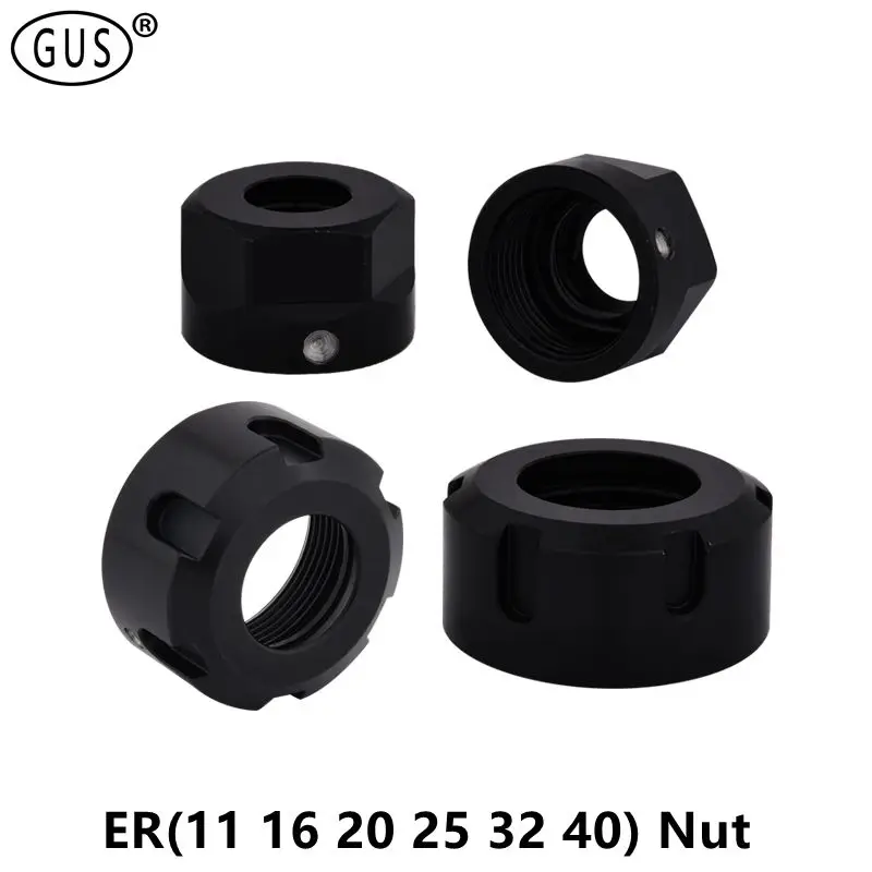 ER11 ER16 ER20 ER25 ER32 ER40 ER Nut spring collet nut clamping for CNC milling engraving machine tool holder lathe accessories