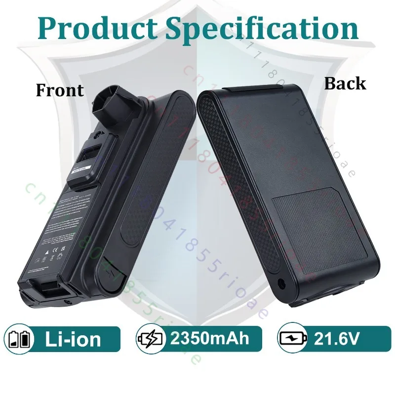For Shark XBATR620SL XBATR620SLEU Replacement Li-ion Battery With Charger Fit IZ540H IZ562H UZ565H Cordless Vacuum Cleaner
