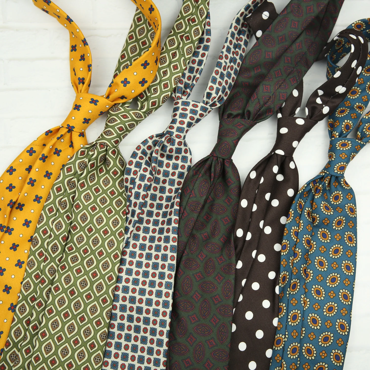 Vintage Printed Neckties for Mens Casual Banquet Floral Pattern Neck Tie Gentlemen Tuxedos Suit Gravatas Neckwear Accessorries