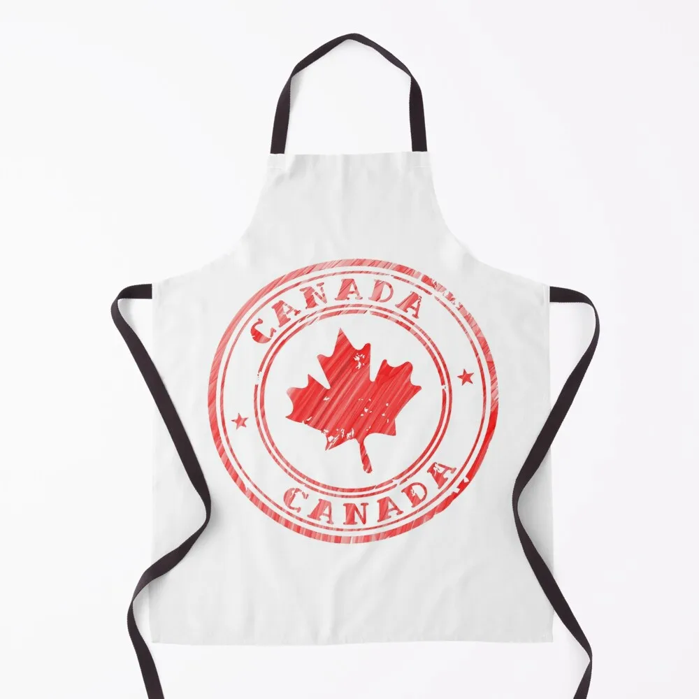 

Canada Apron Woman Work men's barbecue Apron