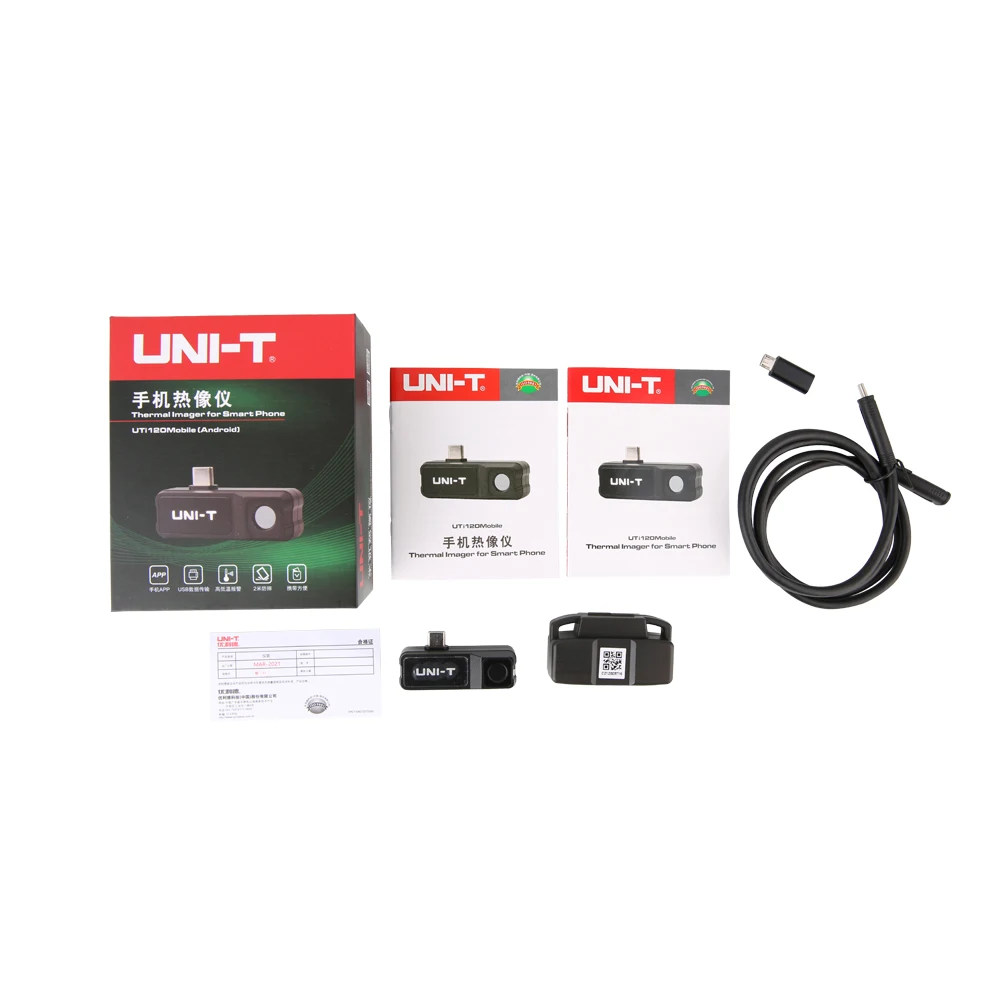 UNI-T UTi120 Mobile Android USB Infrared Thermal Imager Mobile Phones Thermographic Camera Imager Camera For Repair view 5