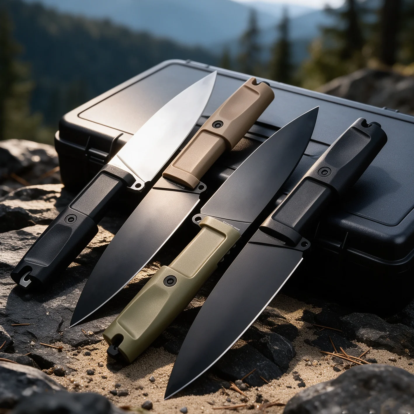 Outdoor Camping Knife,High Hardness Blade,Non-slip ABS Handle,for Adventure Hiking Mountaineering,Gift,Collectible,Men's Present