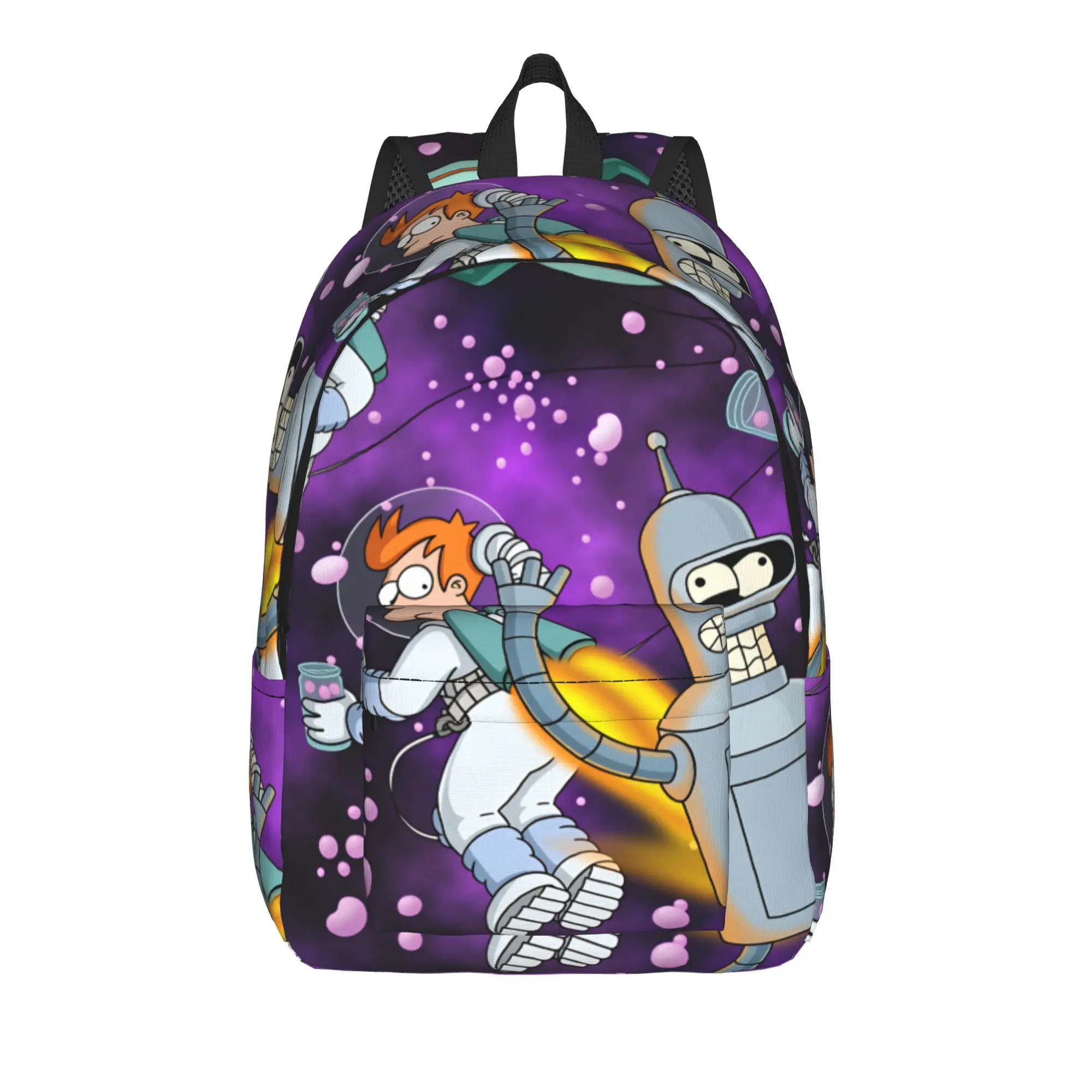 Futuramas Cartoon Comic Backpack  Camping Backpacks Teen Pretty School Bags Design Large Rucksack