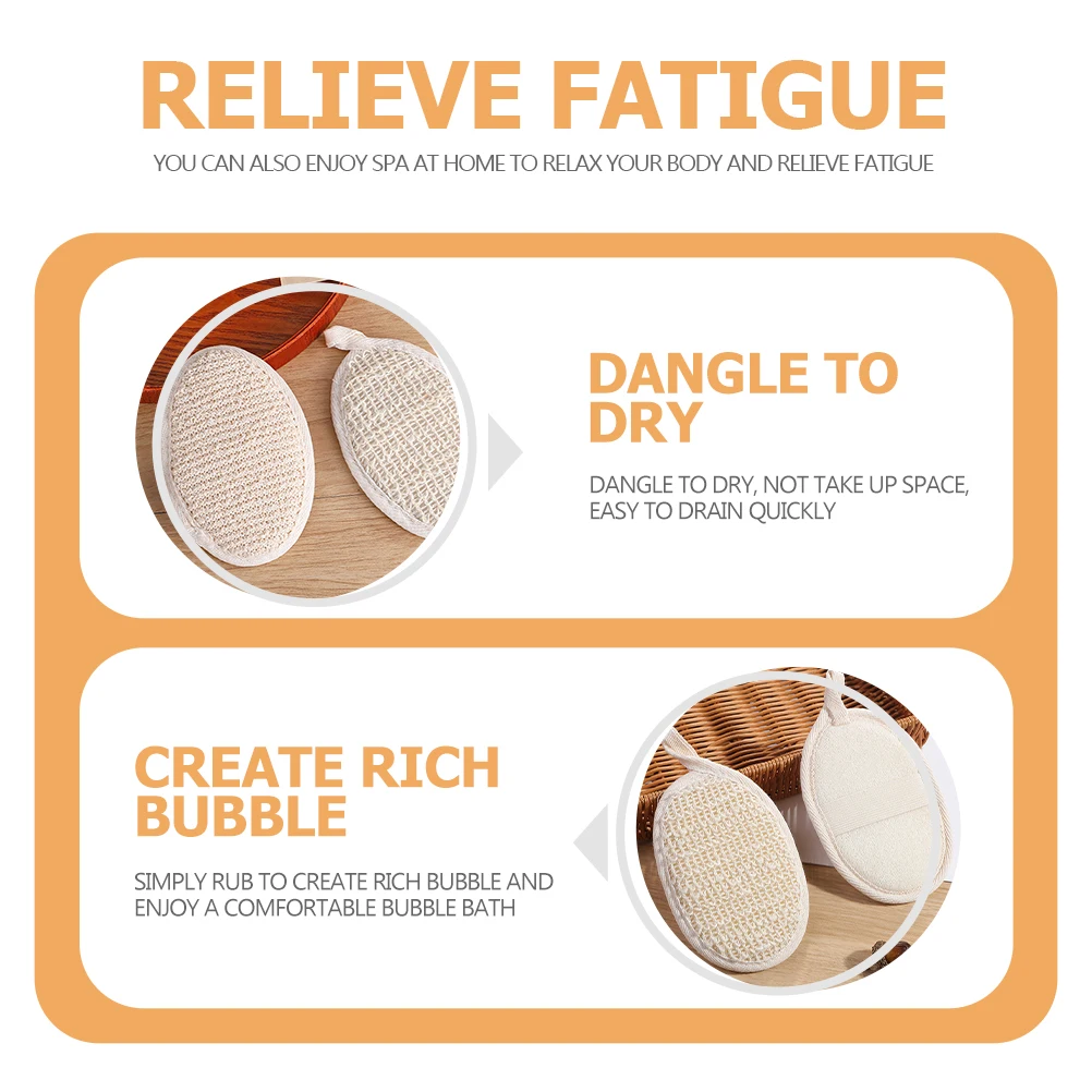 

6Pcs Bath Shower Sponge Body Scrubber Exfoliating Sponges Soft Texture Shower Exfoliator for Deep Clean Bath Body Scrubbing