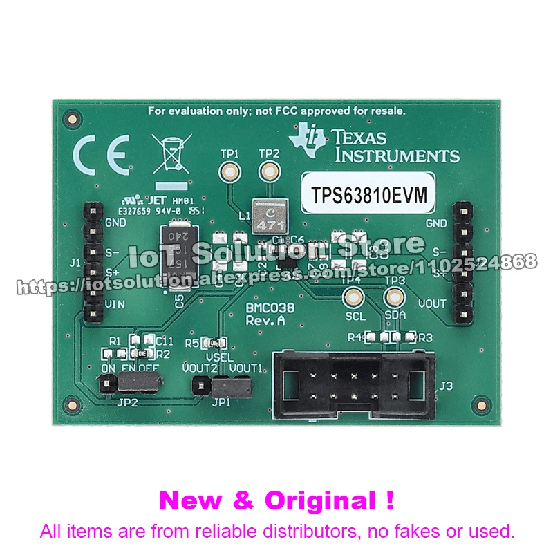 TPS63810EVM TPS63810 high-efficiency, high output current, I²C controlled, buck-boost converter EVM