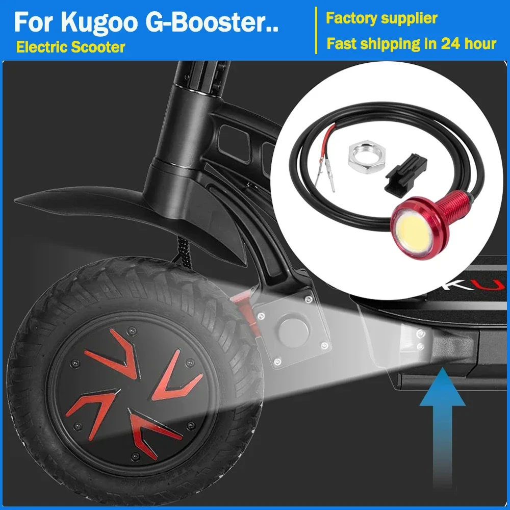 

Electric Scooter Rear Light and Front Lights Deck Lamp for Kugoo G-Booster Kickscooter Spare Parts LED Light Bulb Accessories