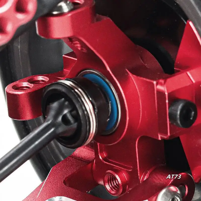 Обновление радиоуправляемого автомобиля, комплект чашек заднего моста из алюминиевого сплава для 1/10 для Traxxas 4-TEC DRIFT FORD MUSTANG, радиоуправляемые автомобильные аксессуары
