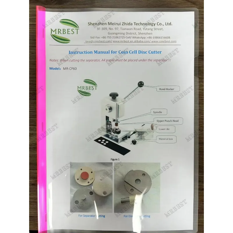 Precisie knoopcel schijfsnijder Elektrode snijmachine Compacte precisie schijfsnijder