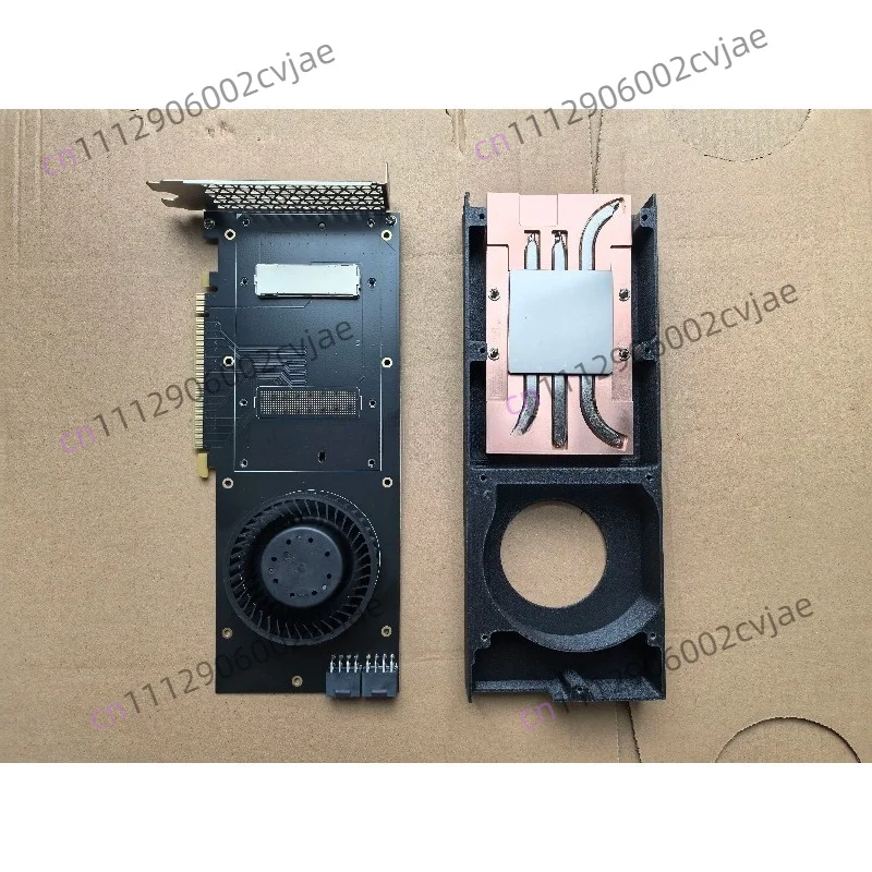 Tes La V100 SXM2 To PCIE Adapter Board, Solid Pure Copper with Fan, Second Generation Optimized Product