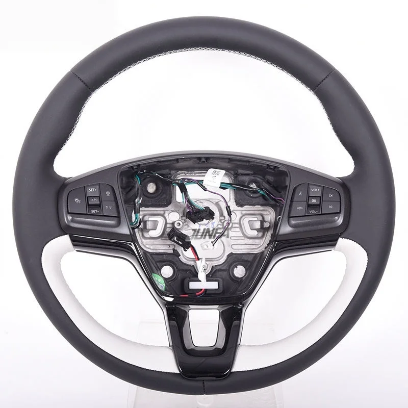 High-Performance Leather Steering Wheel For Ford Vehicles Made With Carbon Fiber