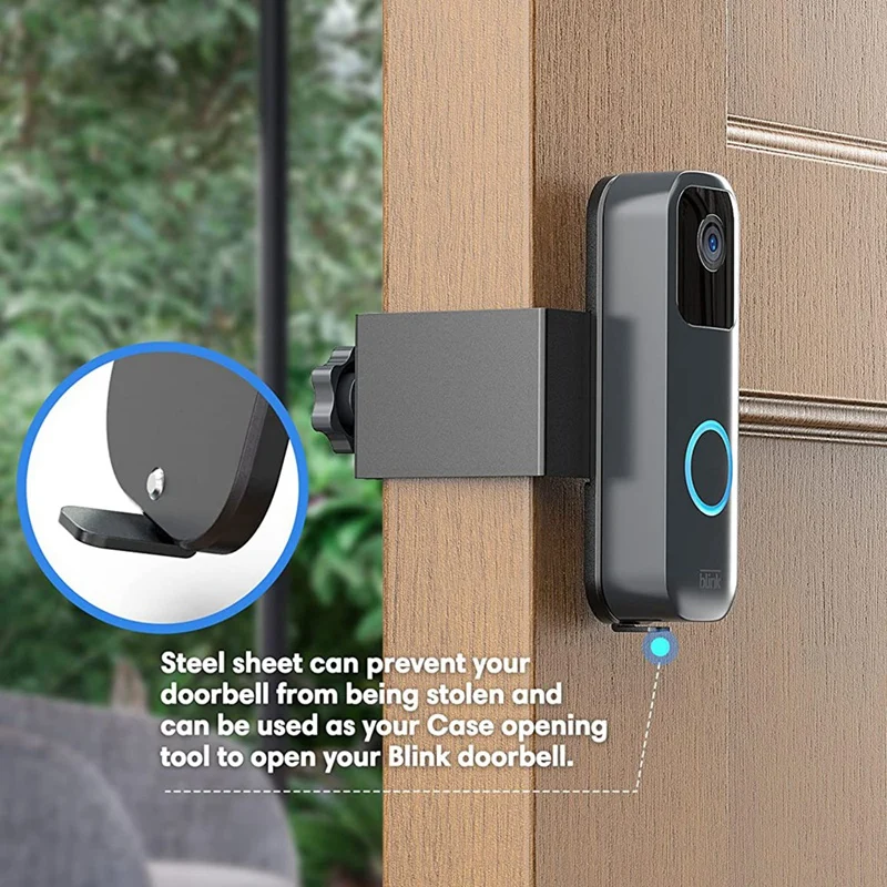 Anti-Theft Video Doorbell Door Mount Video Camera Doorbell Mount For Apartment Renters Home, Fit For Doorbell Camera