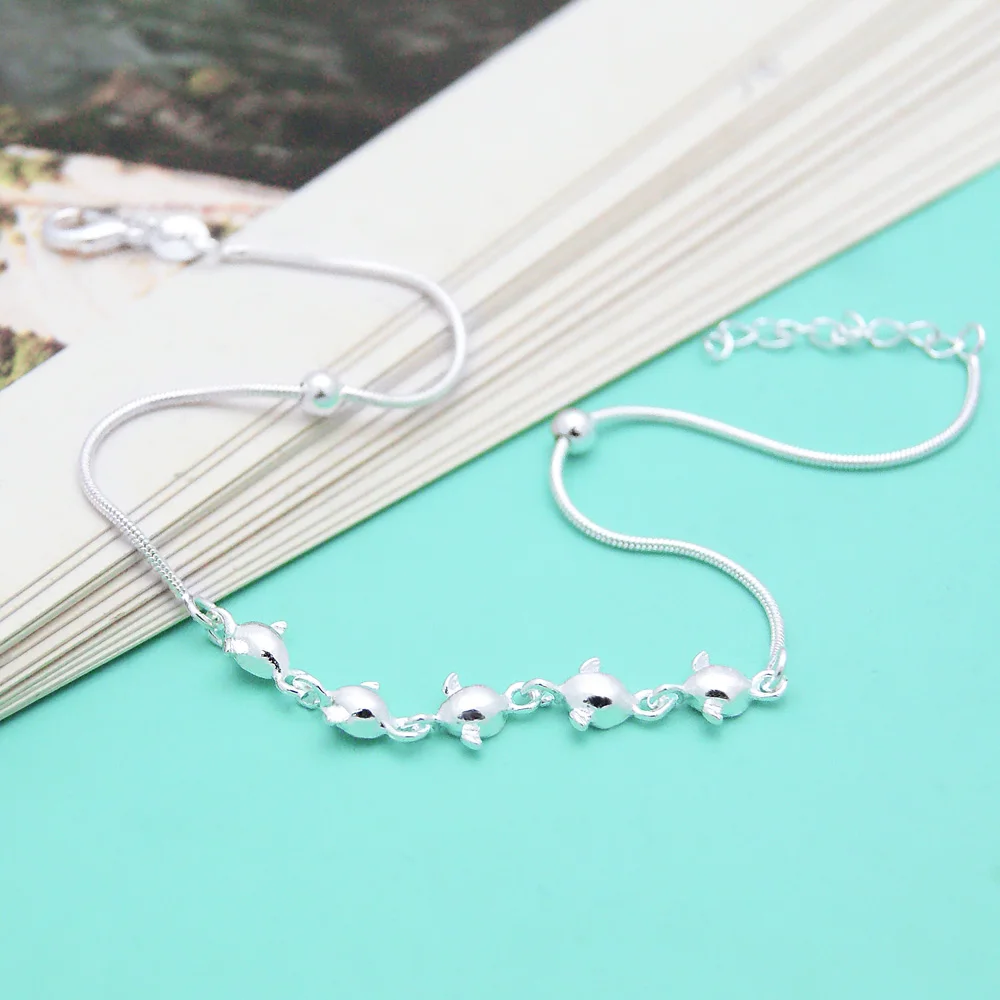 

Dainty 925 Sterling Silver Anklet for Women, Minimalist Foot Bracelet with Charm Elegant Beach Leg Jewelry Gift for Her