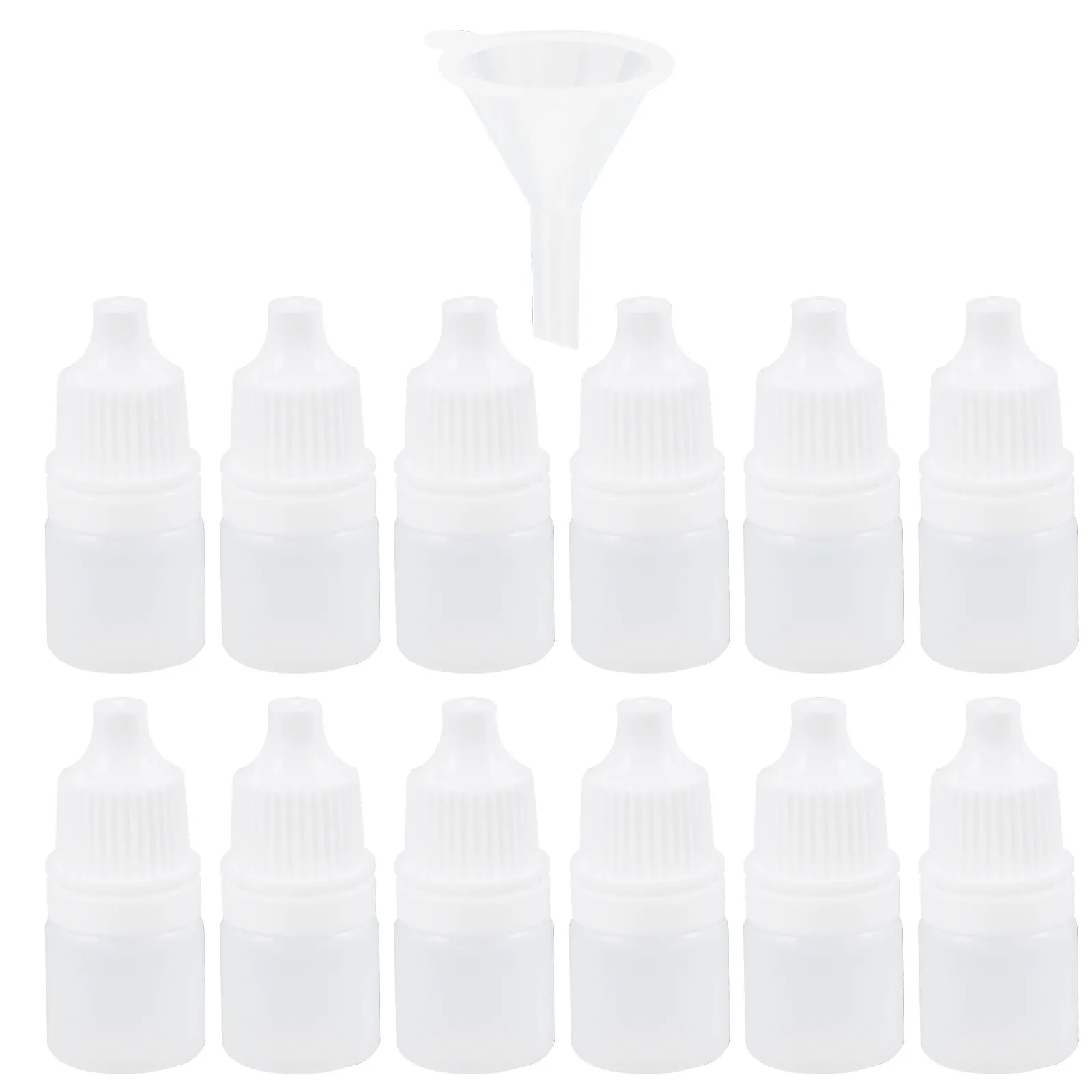 

12Pcs Portable 3ML Eye Dropper Bottles Squeezable Plastic Liquid Dropper Containers Refillable Small Bottles