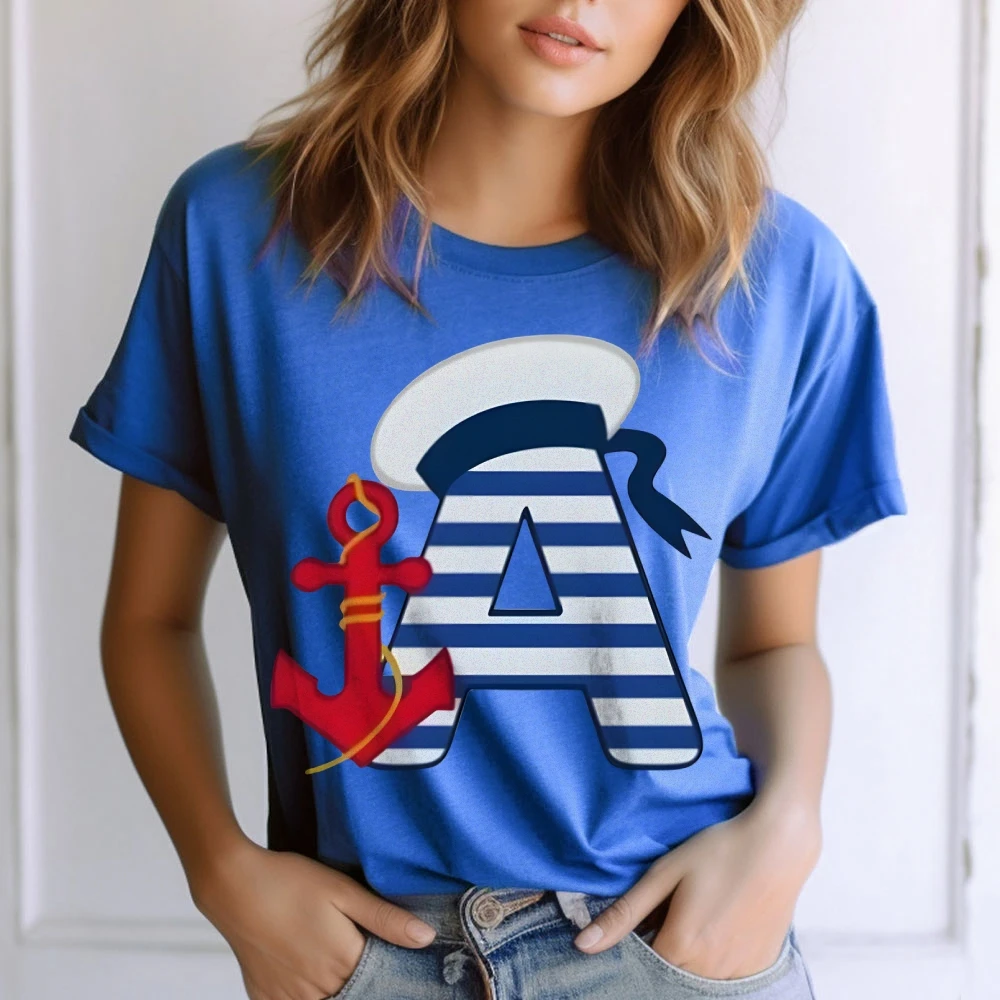 

Summer Casual Short Sleeve T-Shirt Lightweight Fabric, Loose Fit to Beat the Heat, Crew Neck Suitable for Beach Picnics or Walks