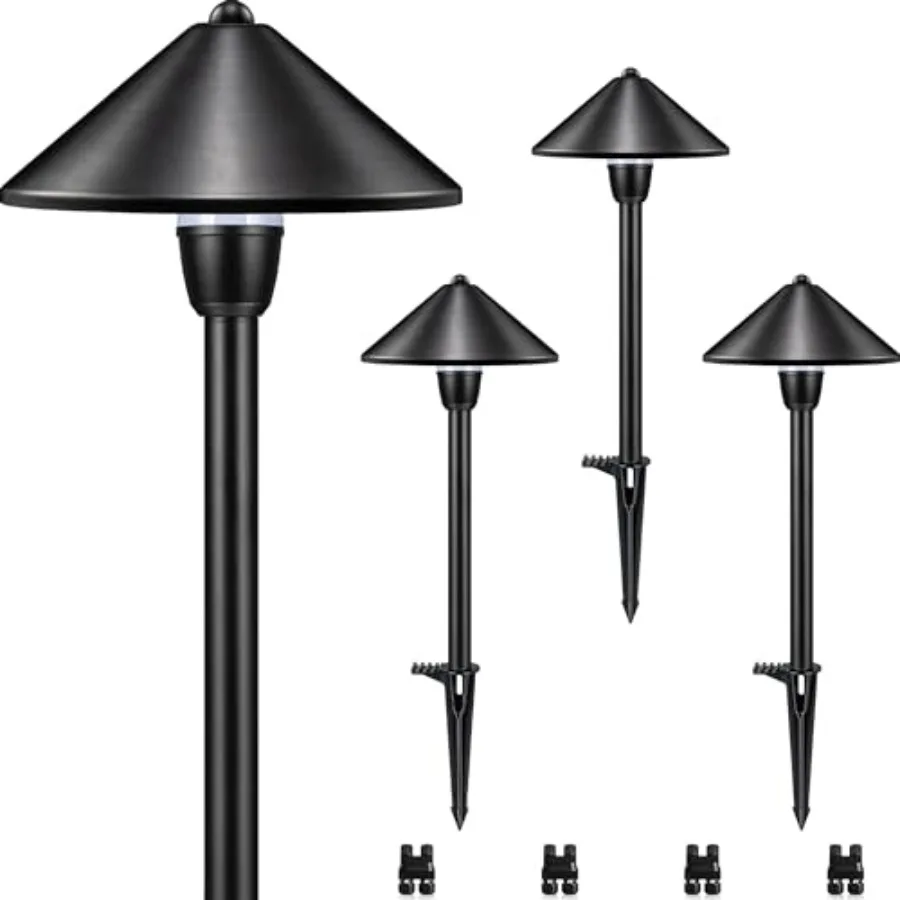 

LED Low Voltage Pathway Lights 3W 3000K Pathway Lighting -2V Low Voltage Landscape Lights IP65 Waterproof Aluminum Landscape Pa