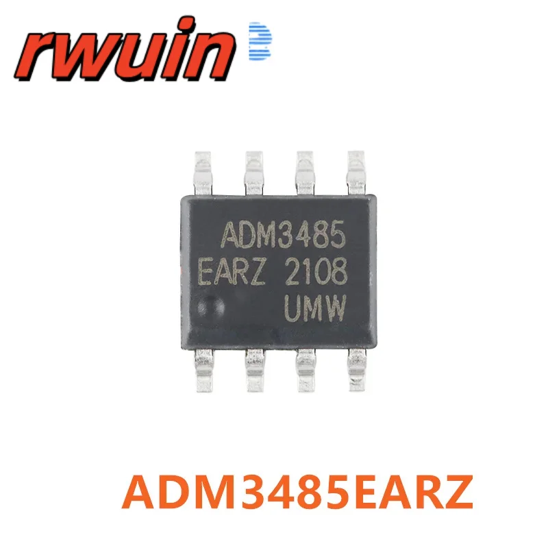 10PCS ADM3485EARZ ADM485ARZ SP3485EEN SP485EN MAX485ESA MAX3485ESA SOP-8 Half-duplex RS485 RS422 Transceiver Chip SN75176BDR