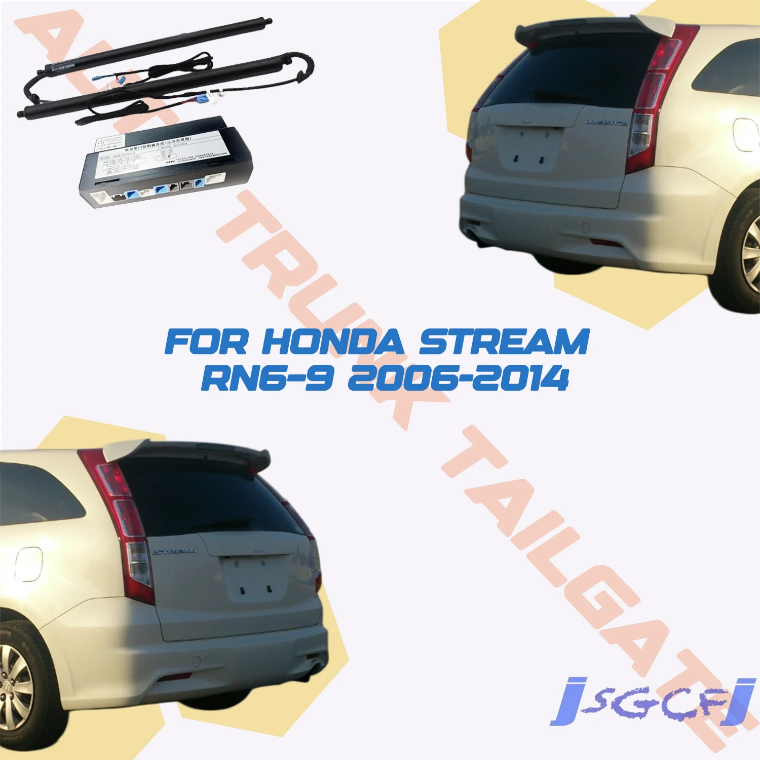 For Honda Stream RN6–9 2006-2014 Car Power Trunk Lift Electric Hatch Tailgate Tail Gate Strut Auto Rear Door Actuator