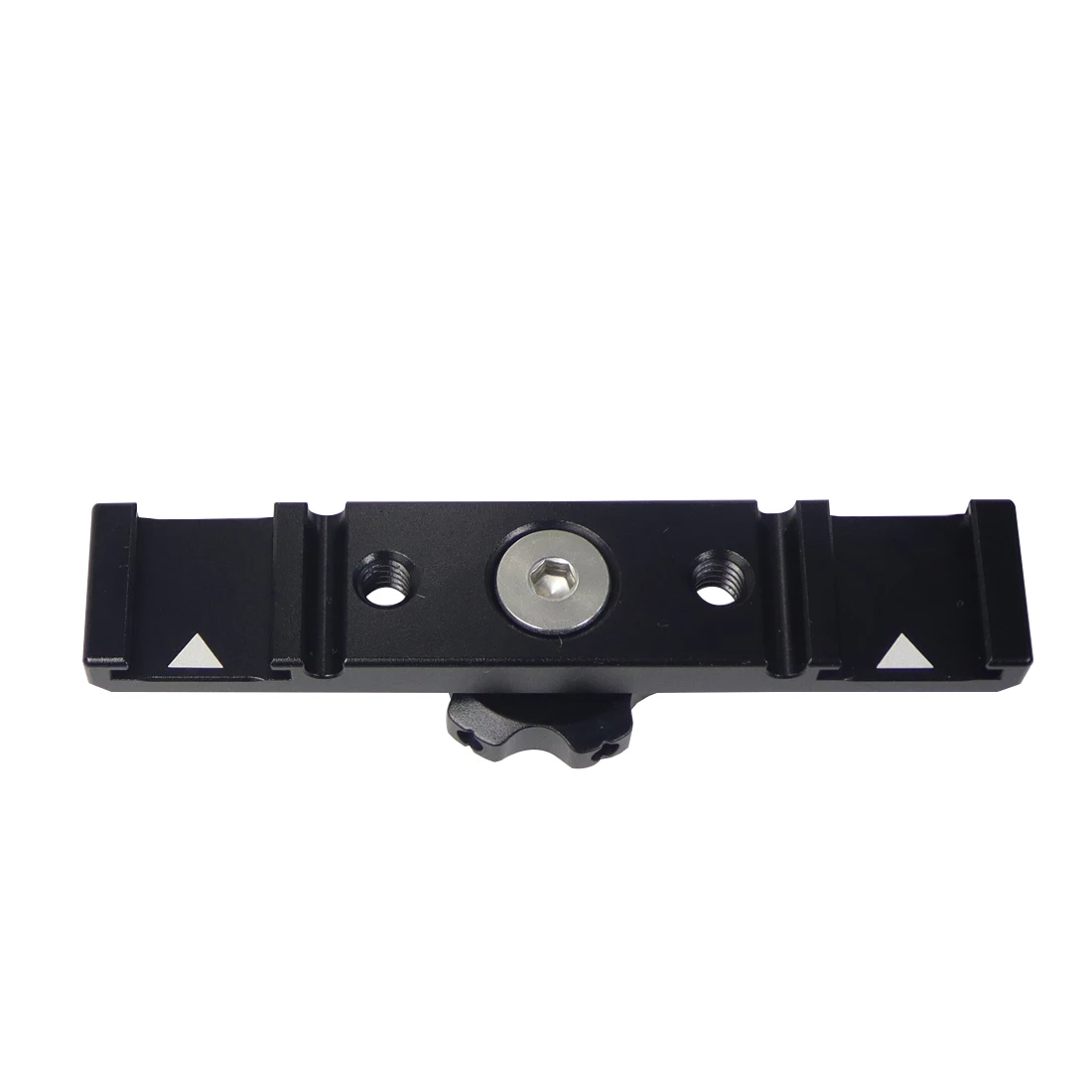 Adattatore per slitta tripla/doppia fredda 1/4 "barra di prolunga di montaggio staffa Video di registrazione per treppiede DSLR fotocamera luci di riempimento microfono