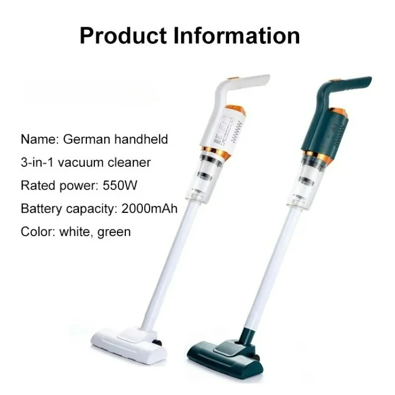 Customizable Household Handheld Mopping Suction Sweeping Cleaning Wireless