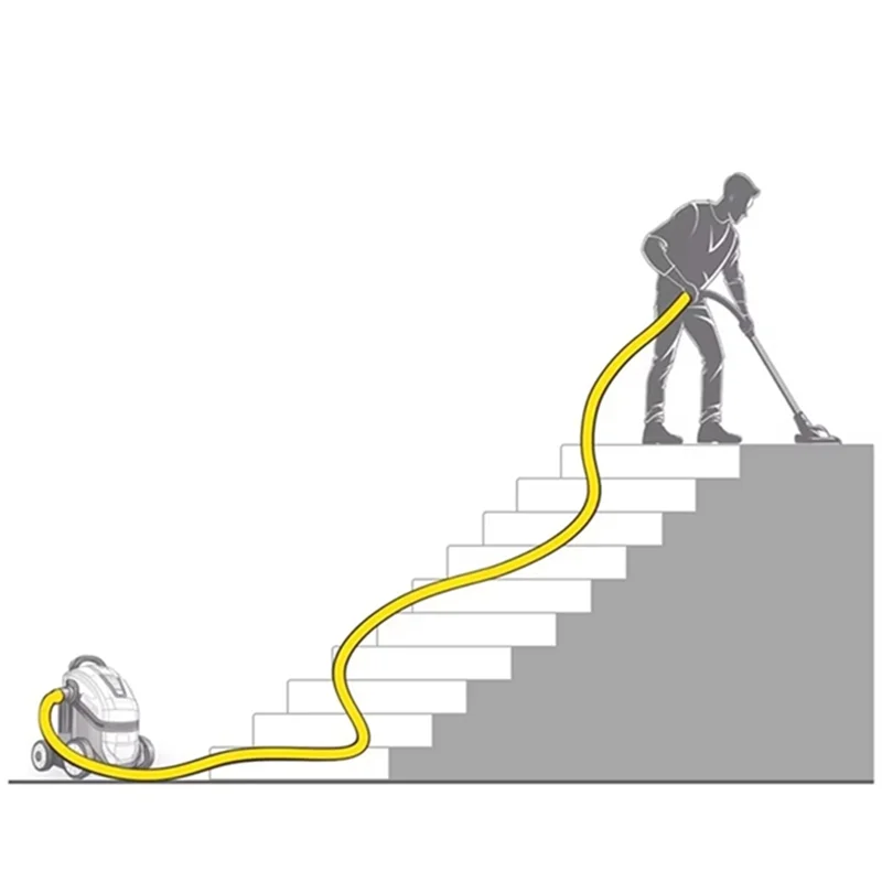 ABUD-2.5M خراطيم ممتدة مناسبة ل Karcher WD2 WD3 WD4 WD5 WD6 أدوات مكنسة خرطوم شفط مرن استبدال الملحقات