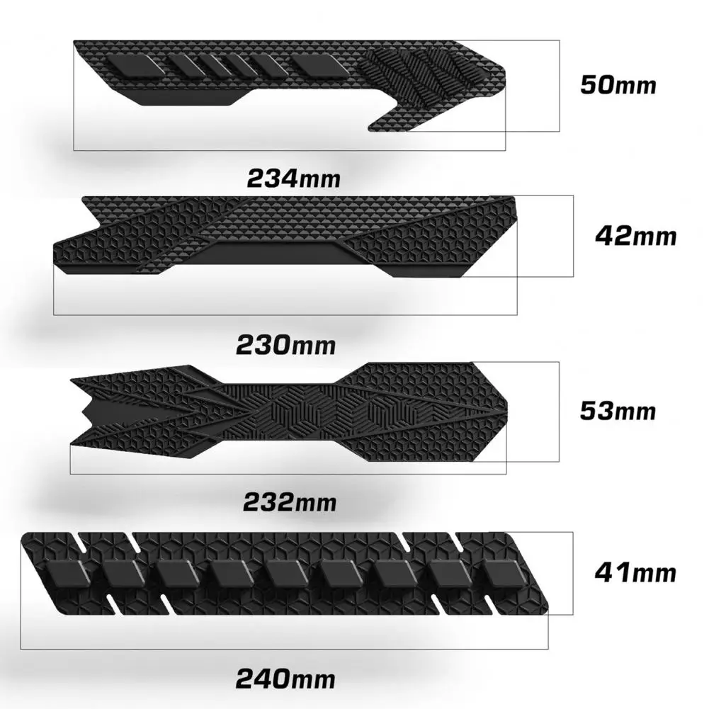 3D Embossment Silicone Cycling Frame Chain Guards Chain Stay Protector MTB Road Bike Chain Stay Protector Bike Accessories