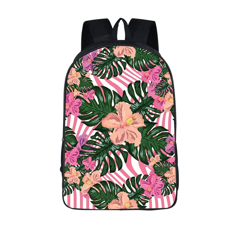 Mochila con estampado Tribal tradicional polinesiano para niños y niñas adolescentes, mochilas escolares, mochila de día de tortuga hawaiana, bolsas de libros para niños