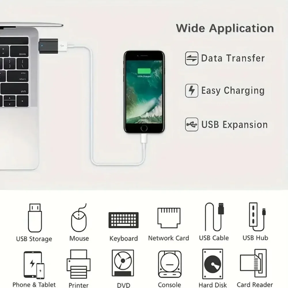 محول Otg عالي السرعة من النوع C لموصل محول Usb3.0 Otg من النوع C Otg Conventer Macbook Pro Xiaomi Huawei Flash Drive Reader