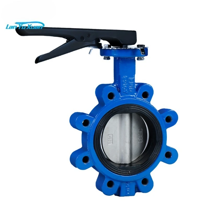 

LT Type 304 Valve Plate Ductile Iron Handle and Cast Iron Body Ethylene Propylene Butterfly Valve with 10/16/150LB Structure