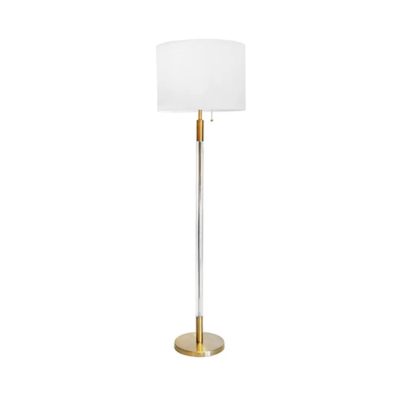 

light luxury modern crystal floor lamp soft decoration design villa hotel restaurant model room living room floor lamp