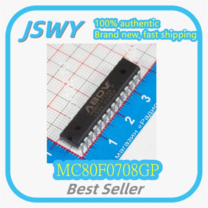 

(5/50 pcs) MC80F0708GP MC80F0708 DIP-28 Microcontroller IC Chip Brand New In Stock Electronics