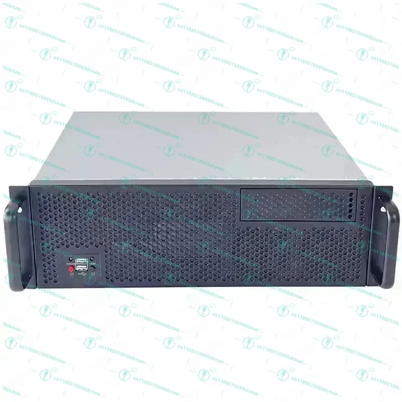 3U-300 Industrial Server Chassis, 30cm Short Depth with Optical Drive Bay, Supports ATX Motherboard for Workstation Storage