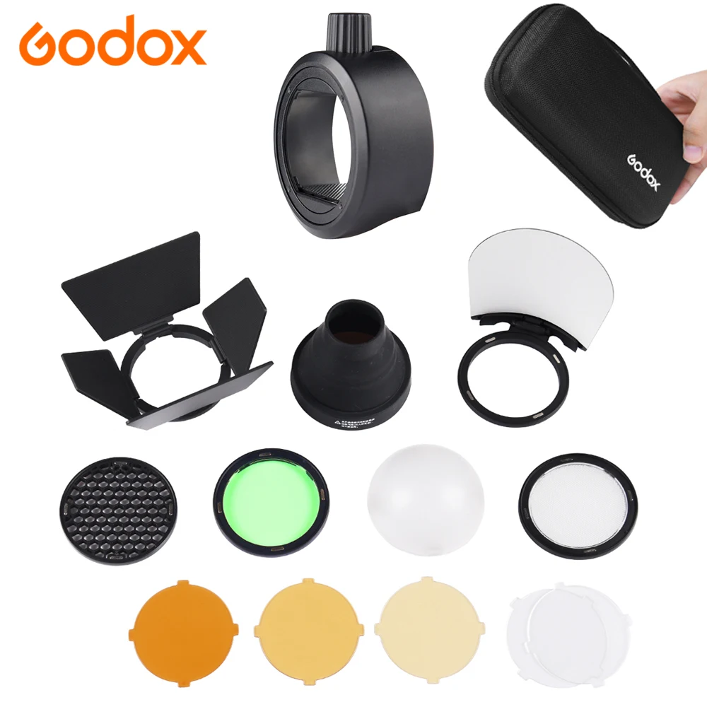 

Godox AK-R1 Flash Accessory Set Mini Photography Allowance For Godox AD200 H200R V1 Round Flash lamp Head Soft light ball