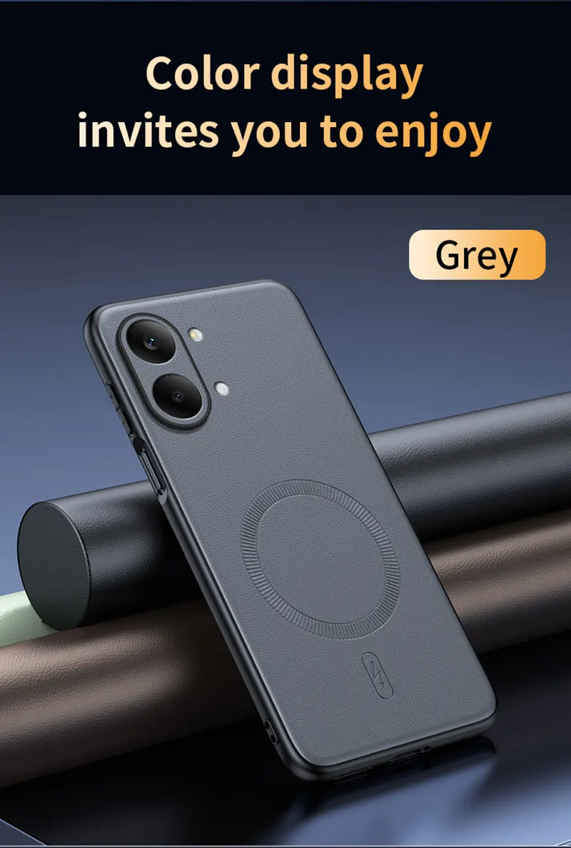 Für Poco X8 Pro Max Hülle Magnetische Leder-Schutzhülle Für Poco X8 Pro Max Anti-Fingerabdruck Rutschfest PC+TPU – Detail 19