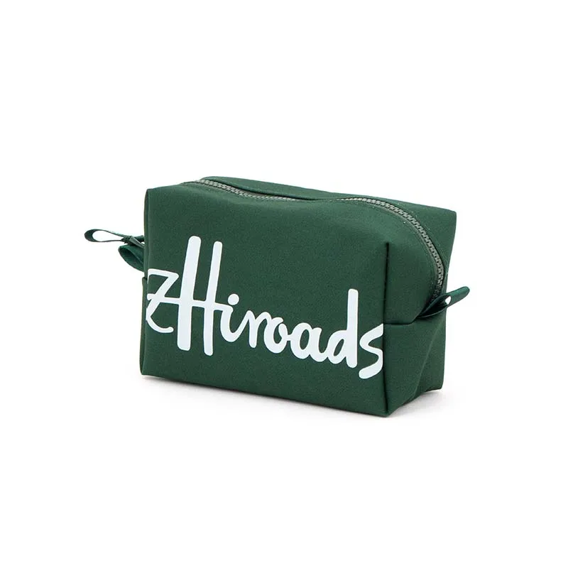 Fashion Design Cotton Makeup Bag Cosmetic Pouch for Women with Zipper And Brand Logo