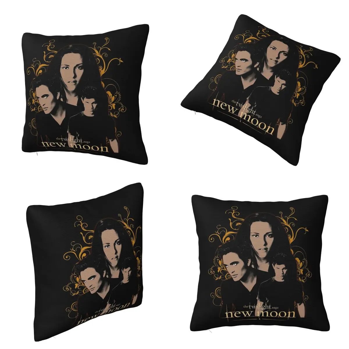 Movie The Twilight Saga Square Pillowcase Cushion Cover Pillow Case Throw Pillow Cover for Home Bedroom Car