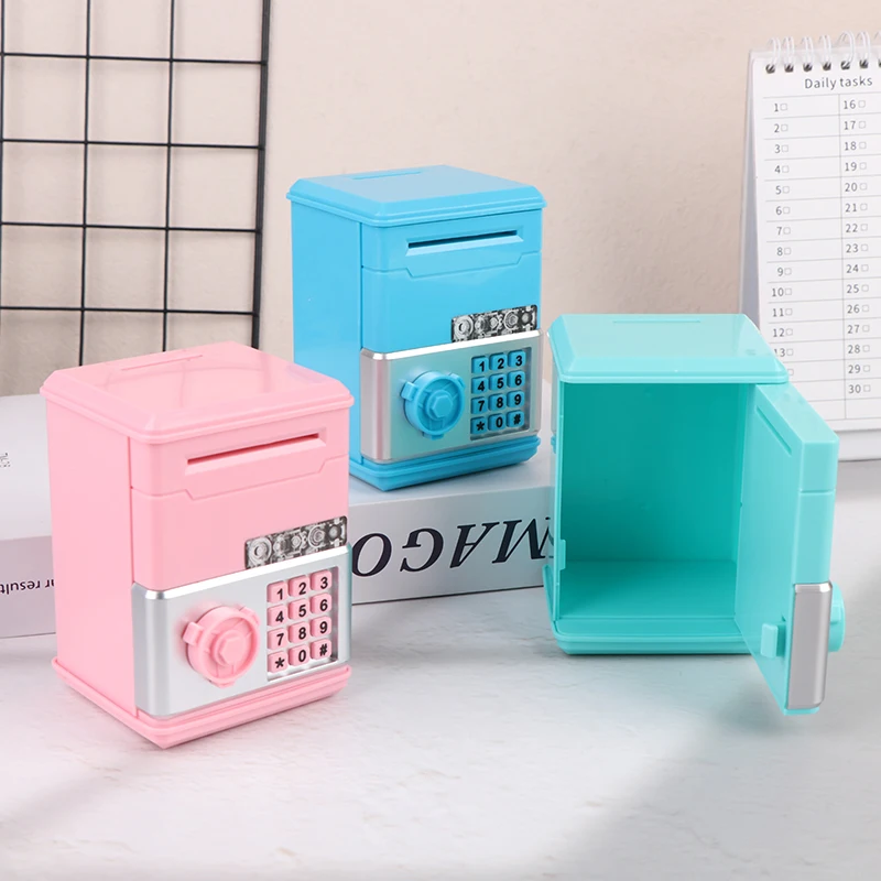 Tirelire pour enfants, mot de passe, Mini ATM, pièce de monnaie, jouet d'anniversaire pour enfants