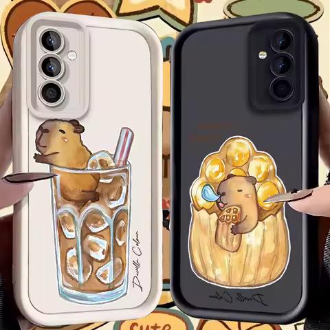Capybara Case for Samsung Galaxy A53 A50 A50S A36 5G A35 A34 A33 A32 A30 A26 A24 A23 A22 A20 A16 A15 A14 A13 A12 4G A06 Cover