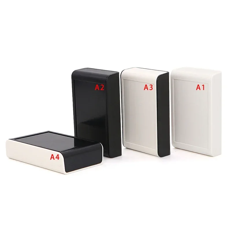 1PC ABS Plastic Enclosure Box Electronic Instrument Case Black Project Box Wire Connector Distribution Junction Box 80*50*19mm