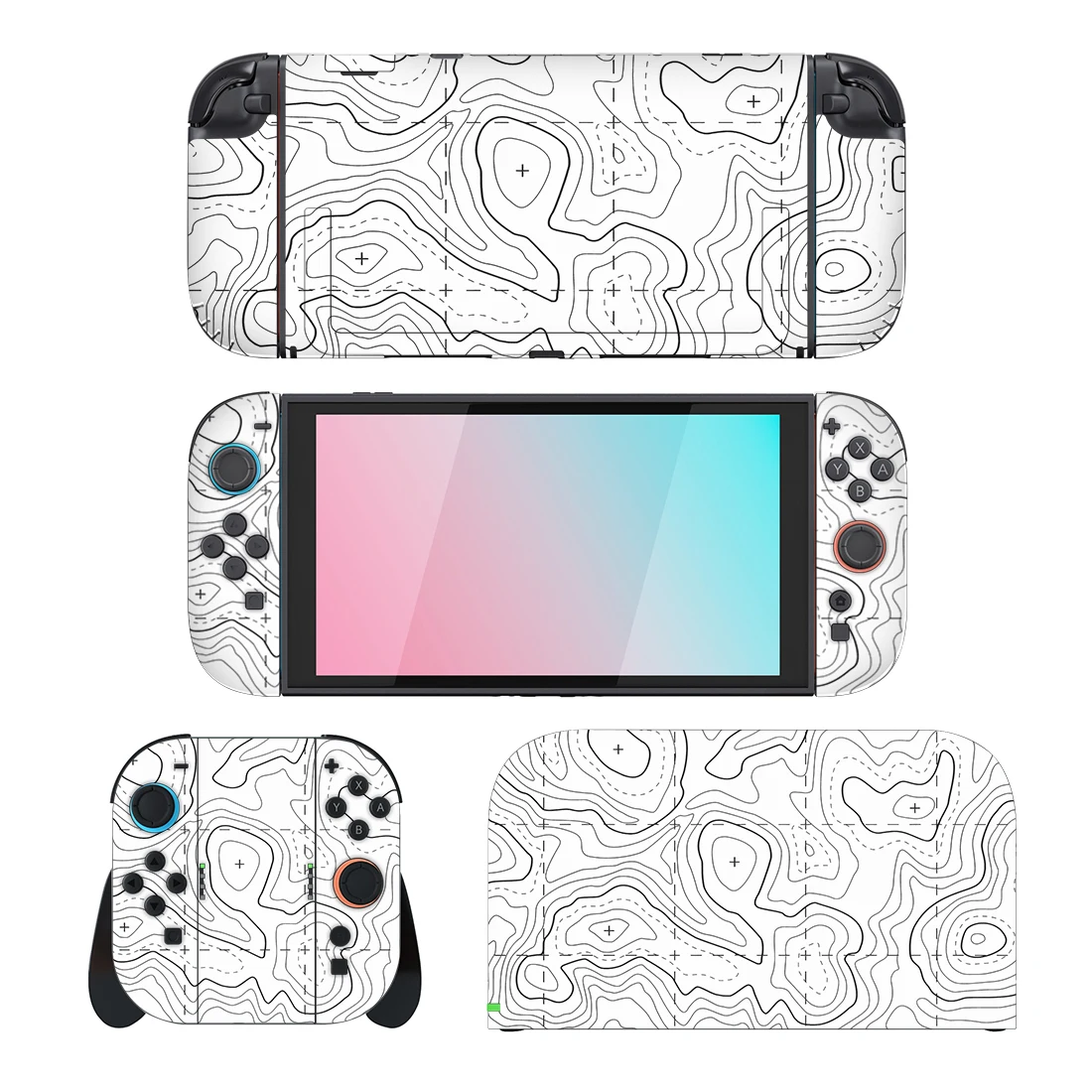 

Custom Design Protector Sticker Skin for Nintendo Switch 2 Console Dock Charger Stand Holder Joy-con Controller Vinyl