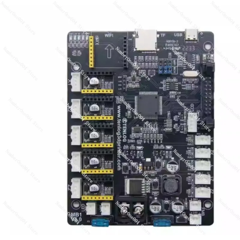 32-Bit Silent Main Board for Independent Dual-nozzle 3D Printer, Support TMC2209, External Driver