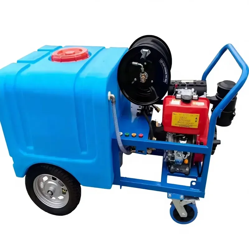 for High Pressure Washer Industrial Water Jet Floor Cleaner with 350L Fuel Tank Push Pipe Jam Cleaning Truck