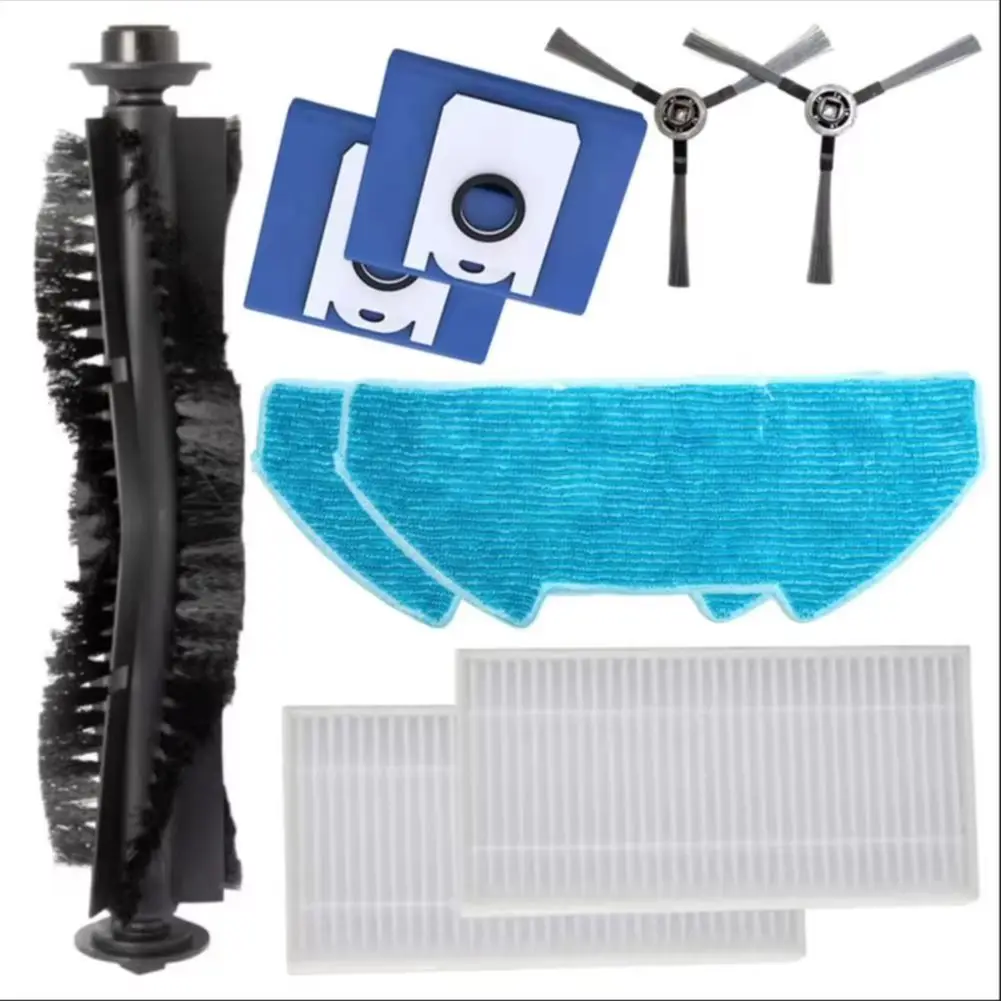 

Комплект из 1 основной и 1 дополнительной щетки, салфеток для уборки и мешков для пылесосов BObsweep, Dustin, Ultra-Vision.