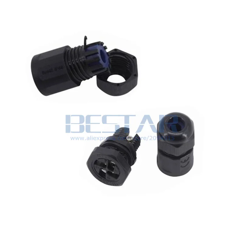 IP68 กันน้ํา Connector สายไฟ 2 ขา 3 ขา 4 ขา M16 Sealed Terminal High-Power ขั้วต่อกันน้ํา
